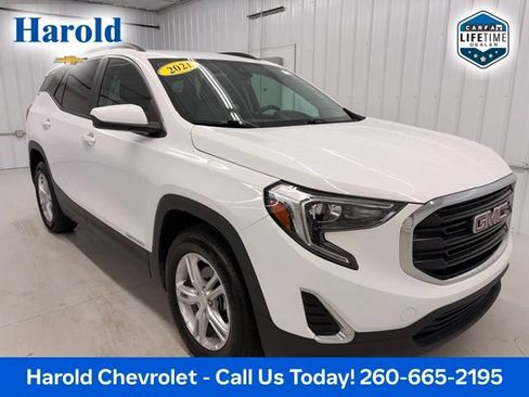 Used 2021 GMC Terrain SLE w/ Driver Convenience Package FWD image 1