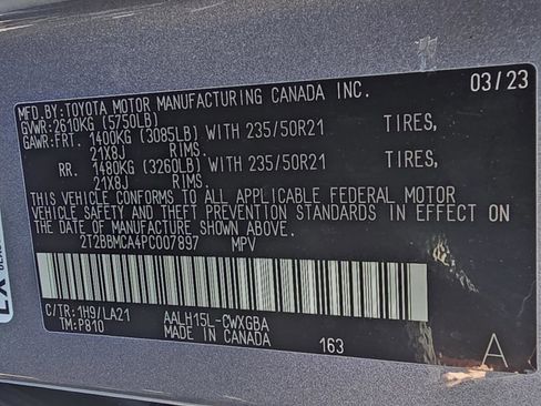 Certified 2023 Lexus RX 350 RX 350h Luxury w/ Accessory Package (Z1) image 32