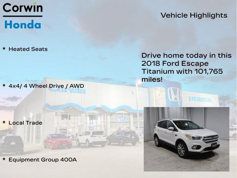 Used 2018 Ford Escape Titanium AWD/4WD image 6