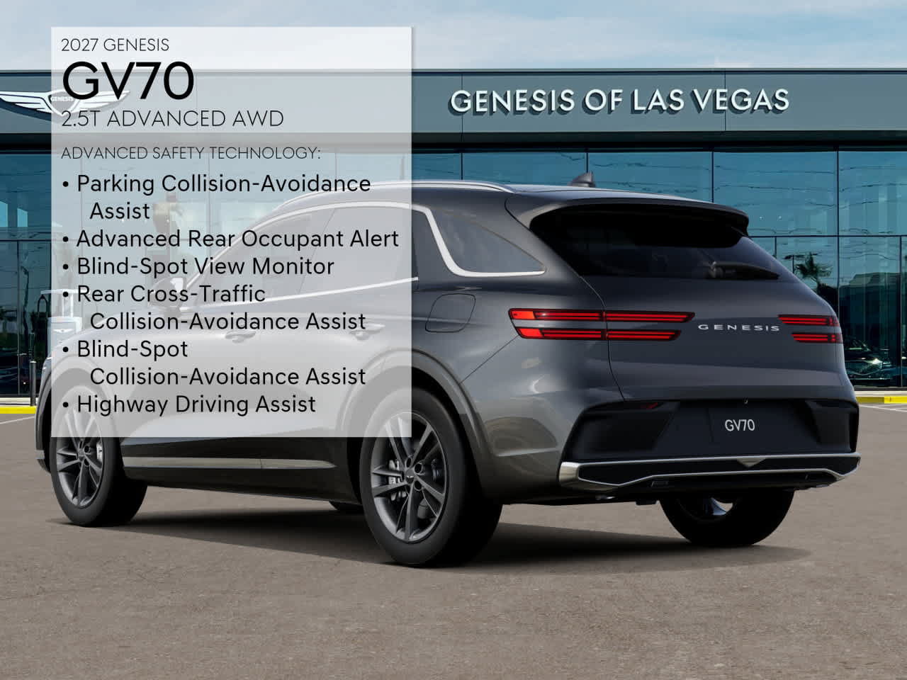 New 2027 Genesis GV70 2.5T Advanced AWD/4WD image 7