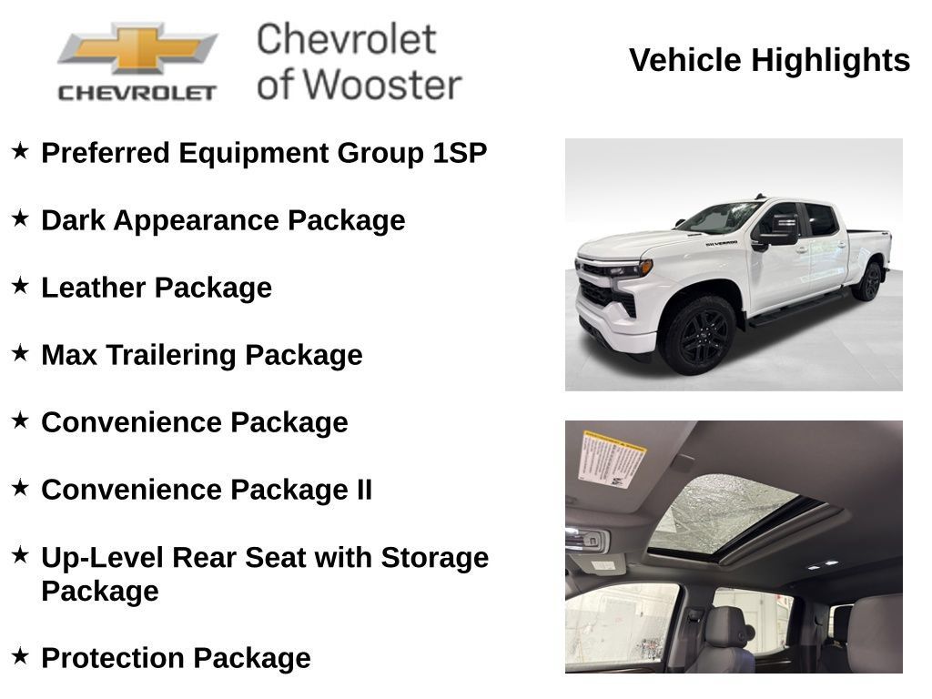 New 2026 Chevrolet Silverado 1500 RST w/ Dark Appearance Package AWD/4WD image 2
