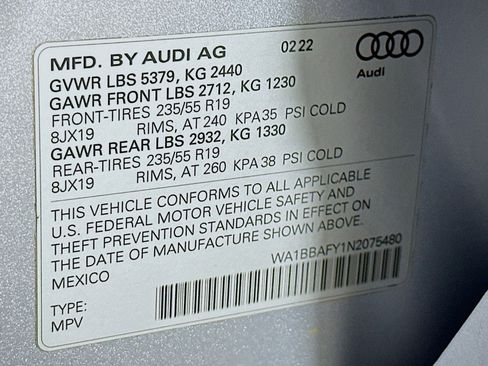 Used 2022 Audi Q5 2.0T Premium Plus w/ Premium Plus Package image 24