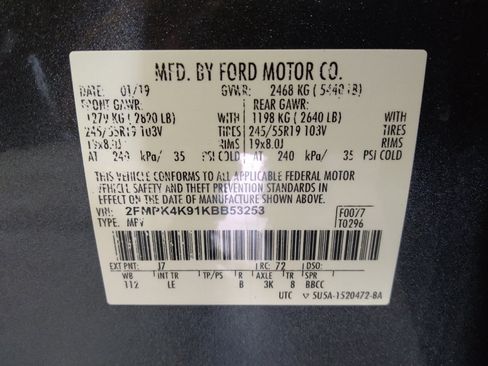 Used 2019 Ford Edge Titanium AWD/4WD image 33