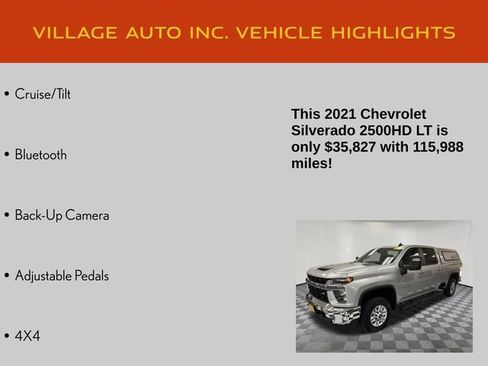Used 2021 Chevrolet Silverado 2500 LT w/ Convenience Package AWD/4WD image 21