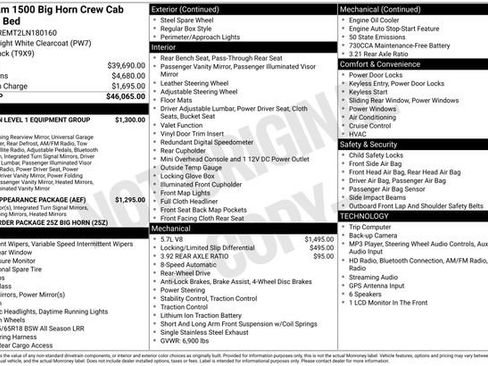 Used 2020 RAM 1500 Big Horn RWD image 7