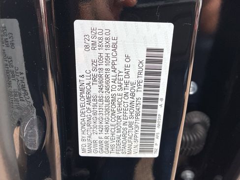 Certified 2023 Honda Ridgeline RTL-E image 27