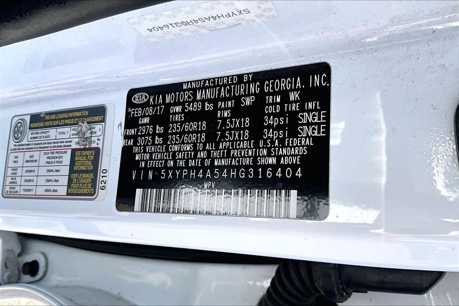 Used 2017 Kia Sorento EX FWD image 36