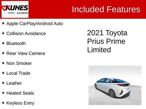 Used 2021 Toyota Prius Prime Limited FWD image 2