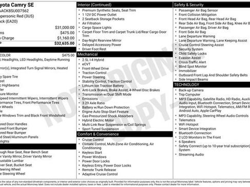 Used 2025 Toyota Camry SE image 10