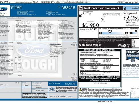 Used 2021 Ford F150 XLT w/ Equipment Group 302A High AWD/4WD image 12