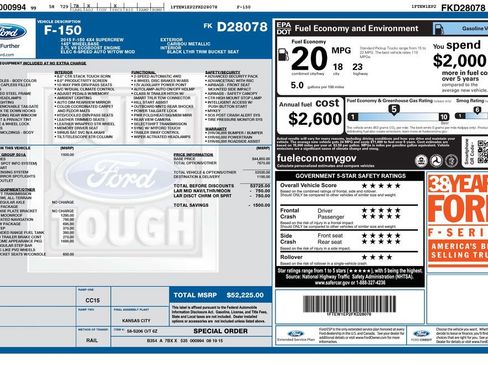 Used 2015 Ford F150 Lariat image 2