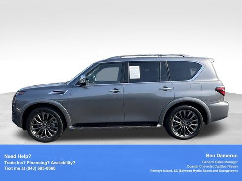 Used 2023 Nissan Armada Platinum w/ Captain's Chairs Package RWD image 8