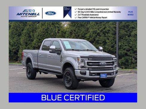 Certified 2021 Ford F250 Platinum w/ Tremor Off-Road Package AWD/4WD image 1