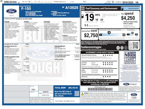 Used 2025 Ford F150 XLT w/ Equipment Group 303A High AWD/4WD image 4