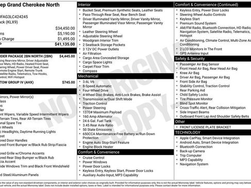 Used 2020 Jeep Grand Cherokee Laredo w/ Quick Order Package 2BN North image 7