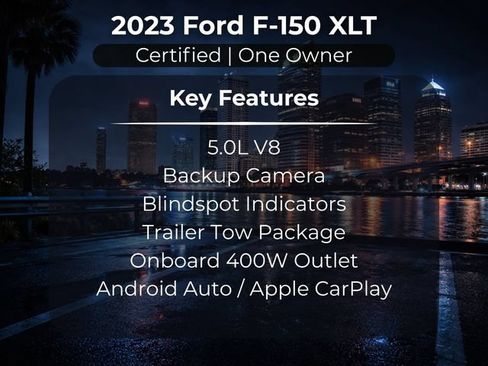 Used 2023 Ford F150 XLT w/ Equipment Group 301A Mid AWD/4WD image 14