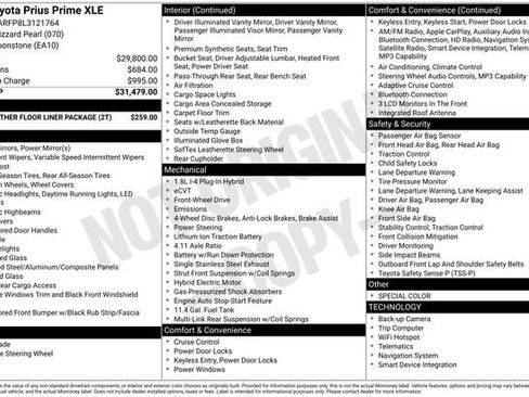 Used 2020 Toyota Prius Prime XLE FWD image 17