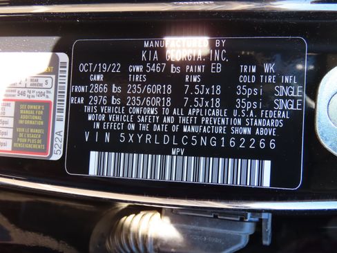 Used 2022 Kia Sorento S w/ Option Group 015 image 44