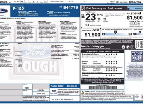 Certified 2023 Ford F150 Limited AWD/4WD image 43