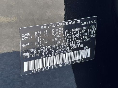 Certified 2025 Subaru Outback Limited image 26