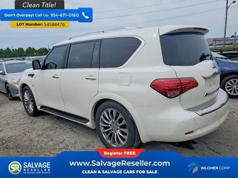 Used 2015 INFINITI QX80 4WD w/ 22" Wheel Package image 3