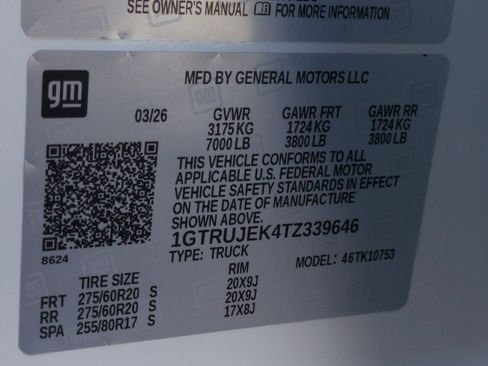 New 2026 GMC Sierra 1500 Elevation AWD/4WD image 33