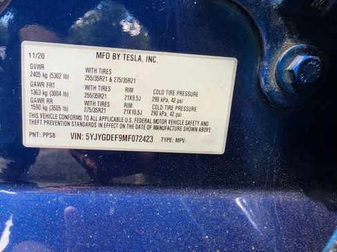 Used 2021 Tesla Model Y Performance AWD/4WD image 9