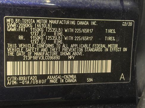 Used 2020 Toyota RAV4 XLE AWD/4WD image 33