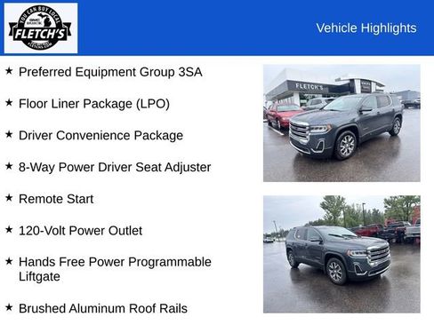 Used 2020 GMC Acadia SLE w/ Driver Convenience Package AWD/4WD image 2