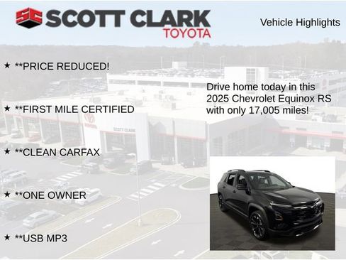 Used 2025 Chevrolet Equinox RS w/ Safety and Technology Package image 8