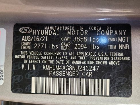 Used 2022 Hyundai Elantra SEL w/ Cargo Package FWD image 33