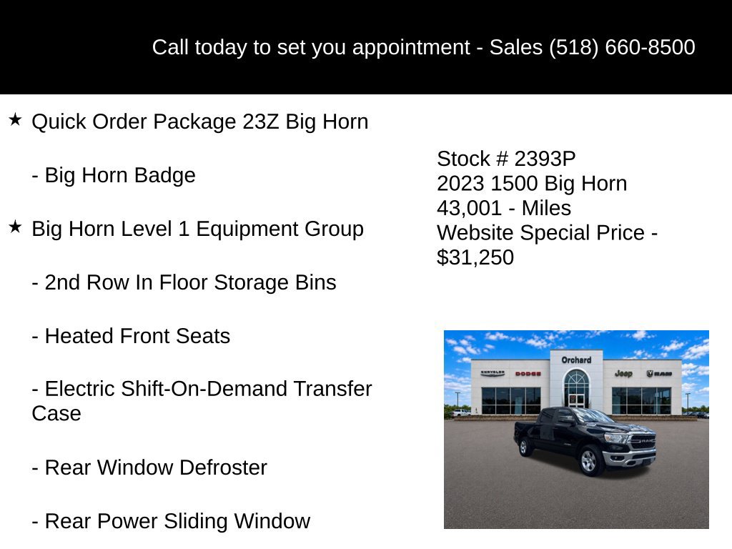 Used 2023 RAM 1500 Big Horn AWD/4WD image 5
