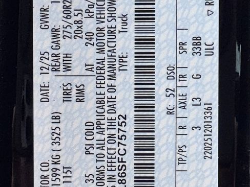 New 2025 Ford F150 Lariat w/ Equipment Group 501A Mid image 14