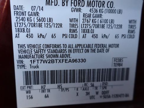 Used 2015 Ford F250 Lariat w/ Lariat Ultimate Package AWD/4WD image 47