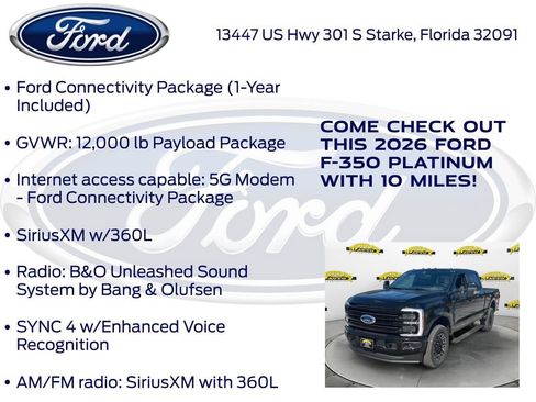 New 2026 Ford F350 Platinum image 20