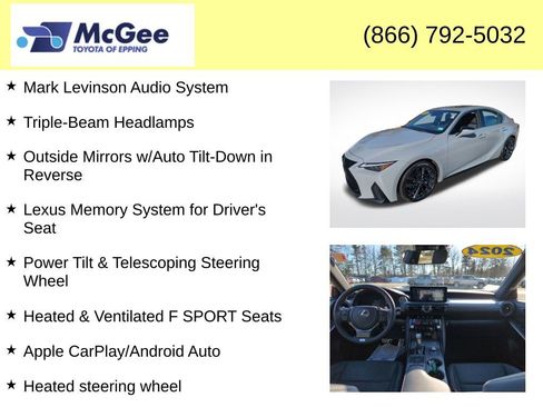 Used 2024 Lexus IS 350 F Sport image 12