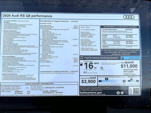 New 2026 Audi RS Q8 performance image 17