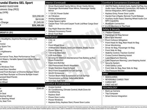 Used 2025 Hyundai Elantra Sport FWD image 33
