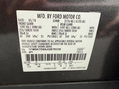 Used 2018 Ford Explorer XLT w/ Equipment Group 202A FWD image 46