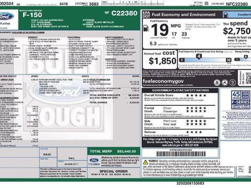 Certified 2022 Ford F150 XLT w/ Equipment Group 302A High image 37