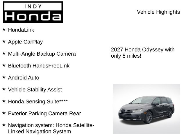 New 2027 Honda Odyssey Touring image 7