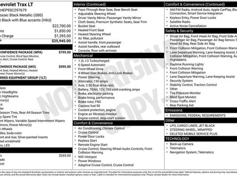 New 2025 Chevrolet Trax LT w/ Driver Confidence Package image 10