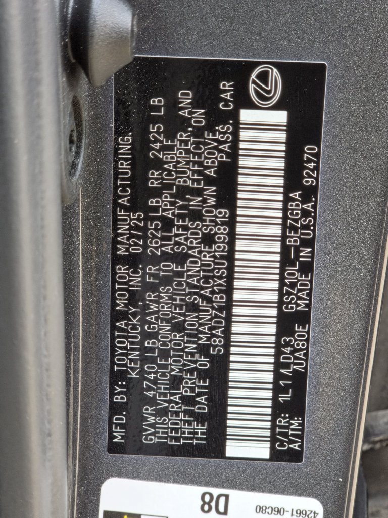 Used 2025 Lexus ES 350 w/ Premium Package FWD image 32