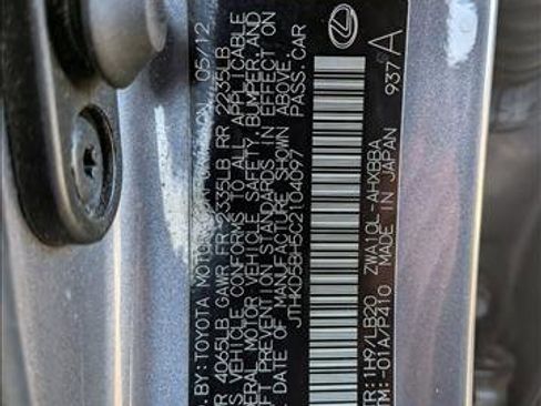 Used 2012 Lexus CT 200h Premium FWD image 25