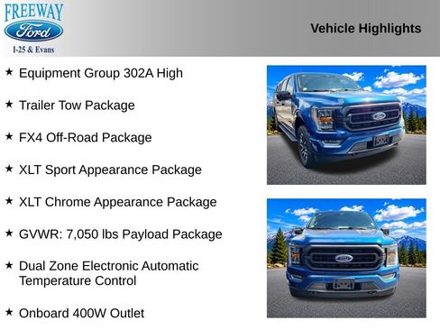 Used 2023 Ford F150 XLT w/ Equipment Group 302A High AWD/4WD image 4