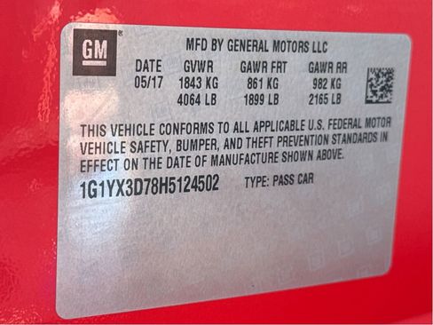 Used 2017 Chevrolet Corvette Grand Sport RWD image 26