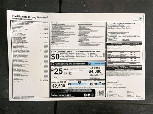 New 2026 BMW X5 sDrive40i w/ Climate Comfort Package RWD image 14