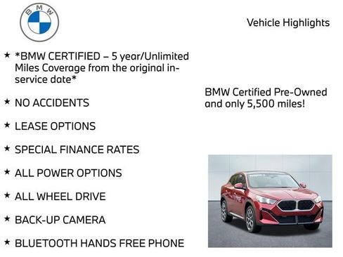 Certified 2025 BMW X2 xDrive28i w/ Technology Package image 11