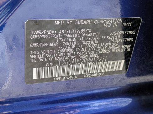 Used 2024 Subaru Crosstrek 2.0i Premium image 29