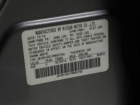 Used 2015 INFINITI Q70 3.7 w/ Deluxe Touring Package image 30